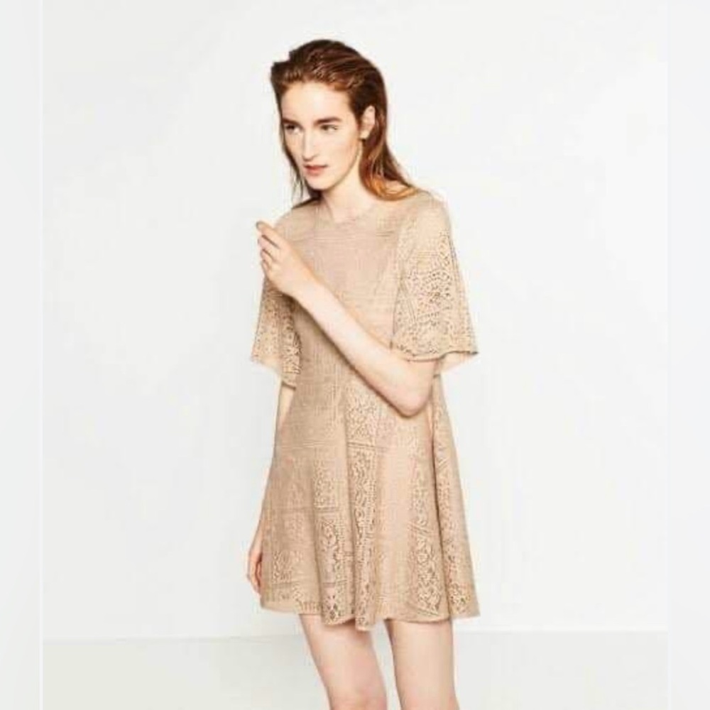 Dusty pink Zara dress